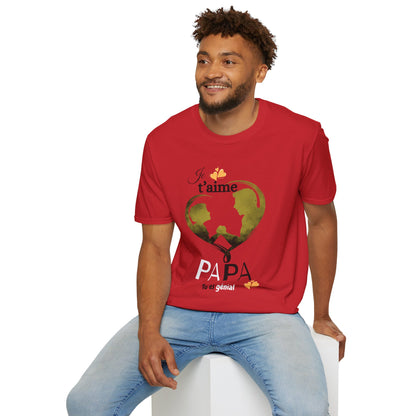 Edwind Flex™ – T-shirt « Je t’aime Papa. Tu es Génial. » | Unisexe
