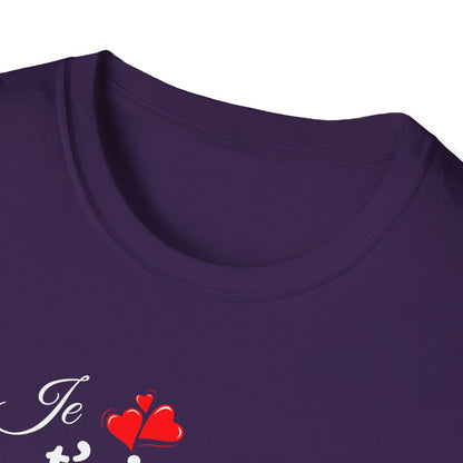 Edwind Flex™ – T-shirt « Je t’aime Papa. Tu es Génial. » | Unisexe
