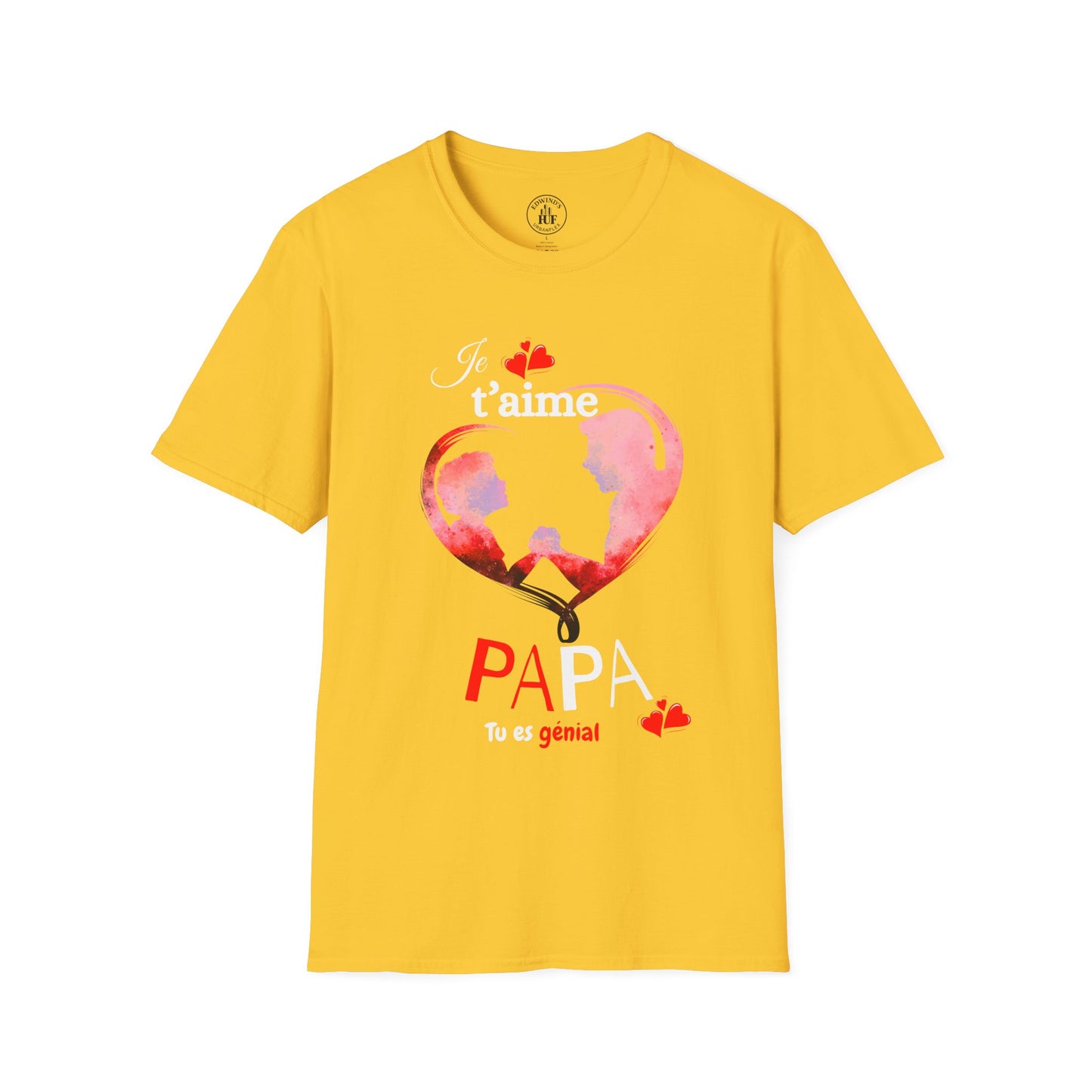 Edwind Flex™ – T-shirt « Je t’aime Papa. Tu es Génial. » | Unisexe