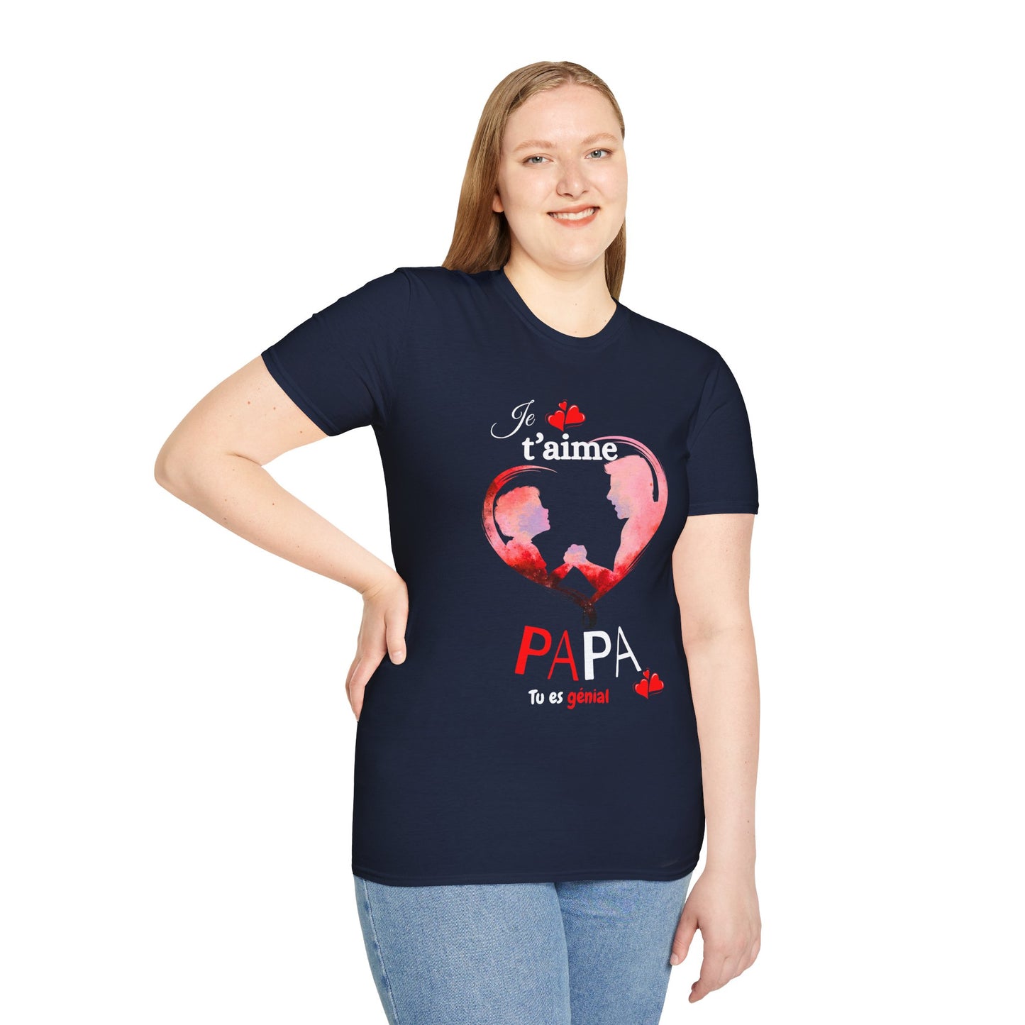 Edwind Flex™ – T-shirt « Je t’aime Papa. Tu es Génial. » | Unisexe