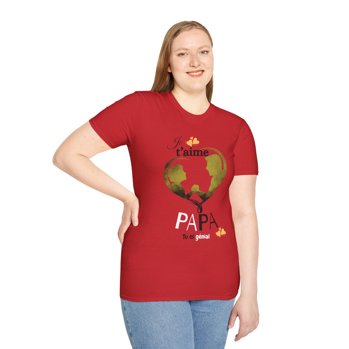 Edwind Flex™ – T-shirt « Je t’aime Papa. Tu es Génial. » | Unisexe