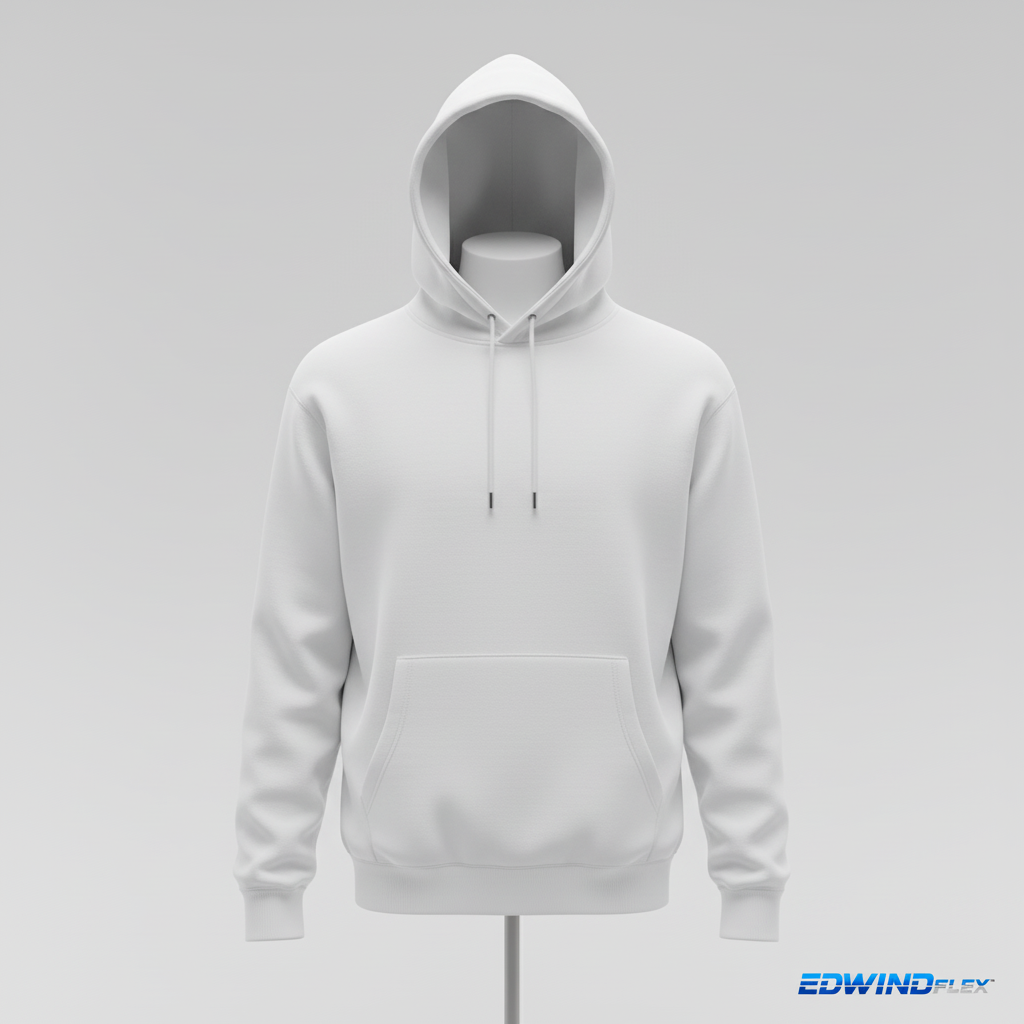 Hoodie Blanc – Edwind Flex™