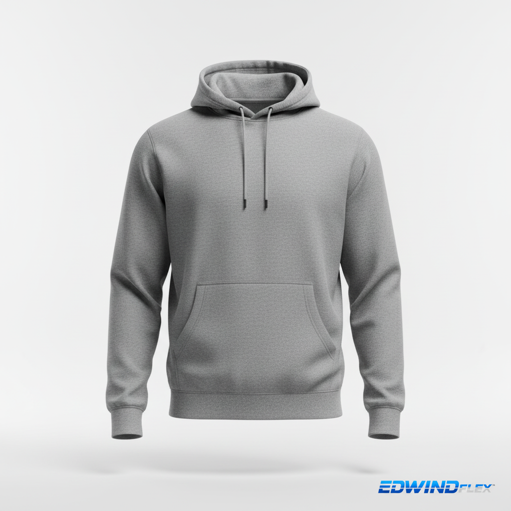 Hoodie Gris Sport – Edwind Flex™
