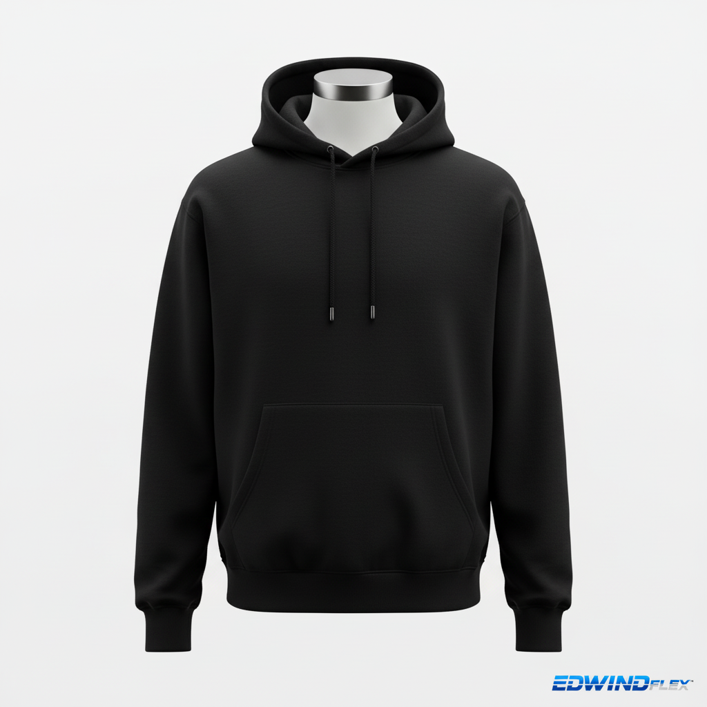 Hoodie Noir – Edwind Flex™