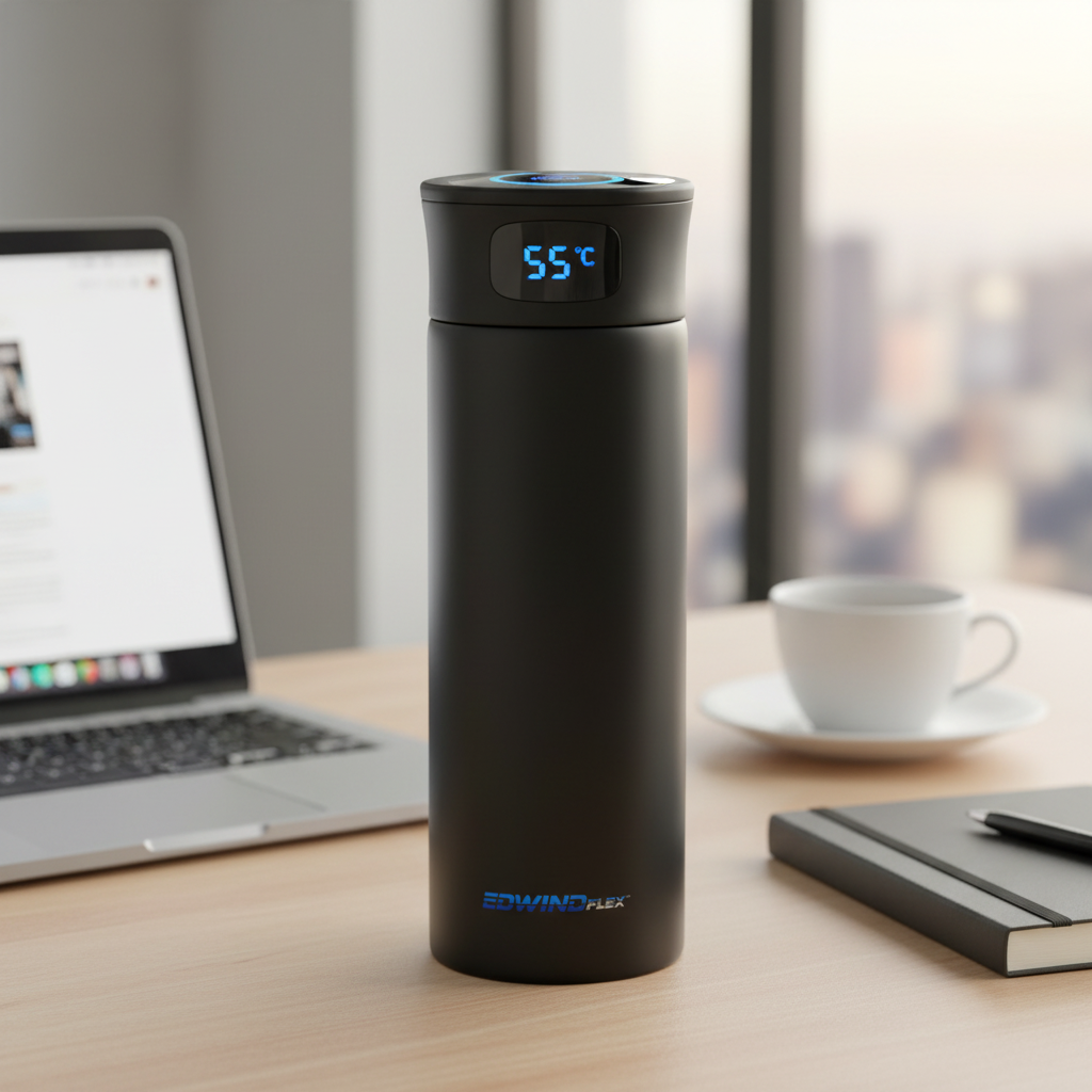 Thermos Noir Mat – Bureau
